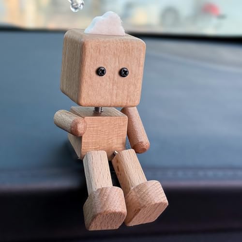 Introti Schüttelfrost - Figur, charmante kleine Holzfigur, die schwank, kreative Schüttelfuße Auto -Armaturenbrettdekorationen, Holzdesktop -Dekoration für Reisen und Zuhause Introti Schüttelfrost - Figur, charmante kleine Holzfigur, die schwank, kreative Schüttelfuße Auto -Armaturenbrettdekorationen, Holzdesktop -Dekoration für Reisen und Zuhause von Introti