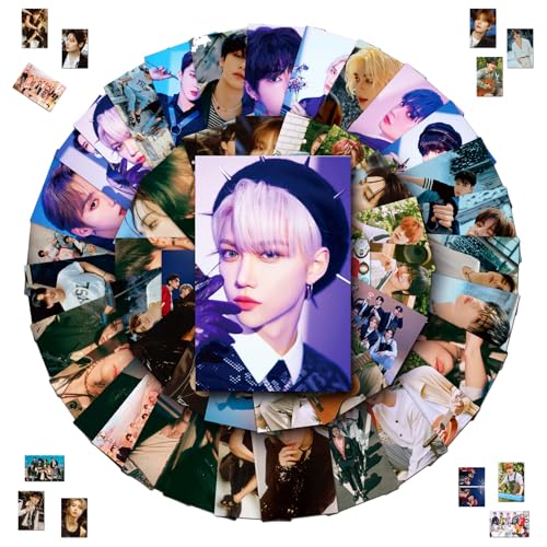 2 x 50 Stück Stray Kids Aufkleber, Stray Kids Merch, Stry Kid Sticker Set, Kpop Stickers Aufkleber, Stra Kid Photo Sticker, Wasserdichte Vinyl Stickers für Laptop, Wasserflasche, Telefon, Auto von Invasye