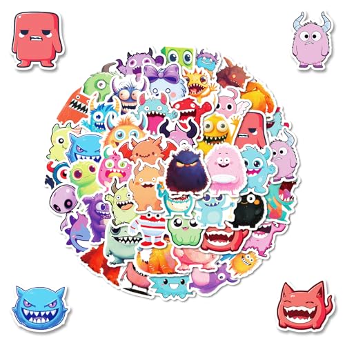 Kleine Monster Aufkleber, 2 x 50 Stück Kleine Monster Aufkleber, Cute Graffiti Aufkleber, Cartoon Stickers Set, Wasserfeste Vinyl Aufkleber, für Laptop, Skateboard, Fahrrad, Jugendliche, Kinder Kleine Monster Aufkleber, 2 x 50 Stück Kleine Monster Aufkleber, Cute Graffiti Aufkleber, Cartoon Stickers Set, Wasserfeste Vinyl Aufkleber, für Laptop, Skateboard, Fahrrad, Jugendliche, Kinder von Invasye