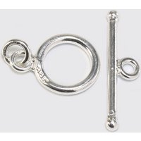Knebelverschluss aus 925 SILBER, Ø 8/8,5/10 mm Ø 8 mm / 5 Stück von inwaria