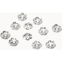 Perlenkappen aus 925 SILBER, Ø 6 / 8 mm 8 mm / 20 Stück von inwaria