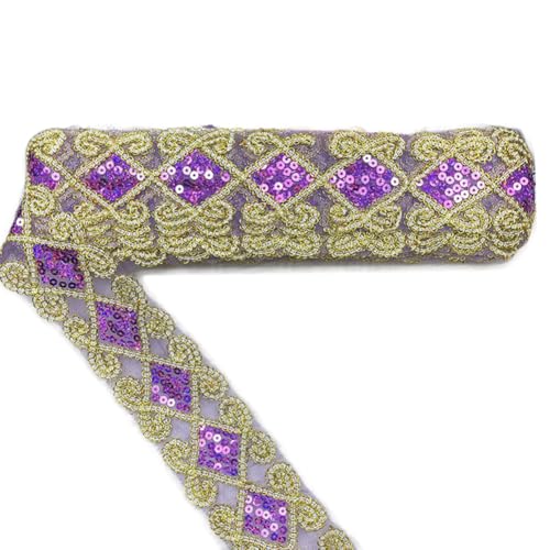 Inzegao 9,1 m goldener Pailletten-Spitzenbesatz, 6 cm, handgenäht, dekorativ, DIY, Kleidung, Vorhang, Stickerei, Netz-Spitze Inzegao 9,1 m goldener Pailletten-Spitzenbesatz, 6 cm, handgenäht, dekorativ, DIY, Kleidung, Vorhang, Stickerei, Netz-Spitze von Inzegao