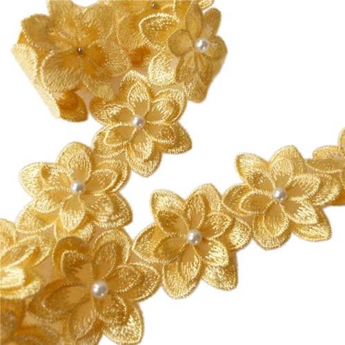 Inzegao 91 cm Organza, bestickt, Perlen, Blumenspitze, handgefertigt, DIY-Nähen, Blumendekorationen für Kostüme, Kleider, Hüte Inzegao 91 cm Organza, bestickt, Perlen, Blumenspitze, handgefertigt, DIY-Nähen, Blumendekorationen für Kostüme, Kleider, Hüte von Inzegao