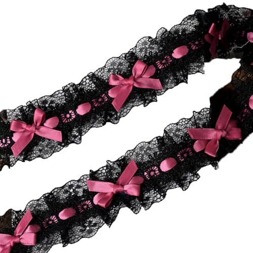 Inzegao Spitzenband, 94 cm, schwarz, für handgefertigte Bastelarbeiten, dekorative Hüte, Kleidung, Schuhe, Geschenk, 3,6 cm breit, Spitzenband Inzegao Spitzenband, 94 cm, schwarz, für handgefertigte Bastelarbeiten, dekorative Hüte, Kleidung, Schuhe, Geschenk, 3,6 cm breit, Spitzenband von Inzegao