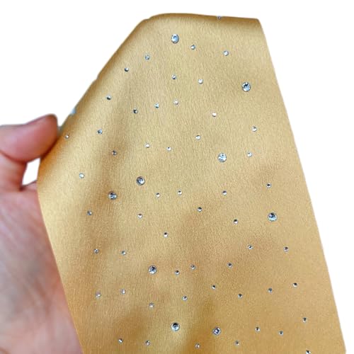 Inzegao Strass-Satinband für DIY-Haargummis, Schleifen, Geschenkverpackungen, Dekoration, Handwerk, 12 cm breit, Kristallstoff, 91 cm Inzegao Strass-Satinband für DIY-Haargummis, Schleifen, Geschenkverpackungen, Dekoration, Handwerk, 12 cm breit, Kristallstoff, 91 cm von Inzegao