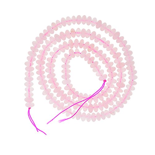 Inzopo Natürliche Edelsteine, facettierte, runde lose Perlen, 1 mm Loch, ca. 38,1 cm Länge, 155 Perlen, 1 Strang pro Beutel zur Schmuckherstellung, Rosenquarz, Rosenquarz Inzopo Natürliche Edelsteine, facettierte, runde lose Perlen, 1 mm Loch, ca. 38,1 cm Länge, 155 Perlen, 1 Strang pro Beutel zur Schmuckherstellung, Rosenquarz, Rosenquarz von Inzopo