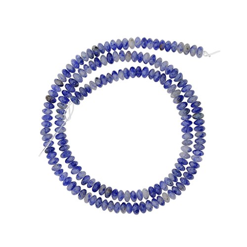 Inzopo Natürlicher Edelstein, facettierte, runde lose Perlen, 1 mm Loch, ca. 38,1 cm Länge, 155 Perlen, 1 Strang pro Beutel zur Schmuckherstellung, blauer Jaspis, blauer Punkt, Jaspis Inzopo Natürlicher Edelstein, facettierte, runde lose Perlen, 1 mm Loch, ca. 38,1 cm Länge, 155 Perlen, 1 Strang pro Beutel zur Schmuckherstellung, blauer Jaspis, blauer Punkt, Jaspis von Inzopo