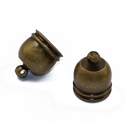 Inzopo Perlenkappen aus Messing, für Schmuckherstellung, Antik-Bronze, 10 Stück Inzopo Perlenkappen aus Messing, für Schmuckherstellung, Antik-Bronze, 10 Stück von Inzopo