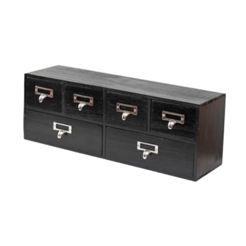 Ioensy Schubladen Organizer Aus Holz, für Büro, Schreibtisch, Kommode, Rustikaler Schmuck Organizer, Kosmetikhalter für Rechnungen, Büroklammern, Kosmetik Ioensy Schubladen Organizer Aus Holz, für Büro, Schreibtisch, Kommode, Rustikaler Schmuck Organizer, Kosmetikhalter für Rechnungen, Büroklammern, Kosmetik von Ioensy