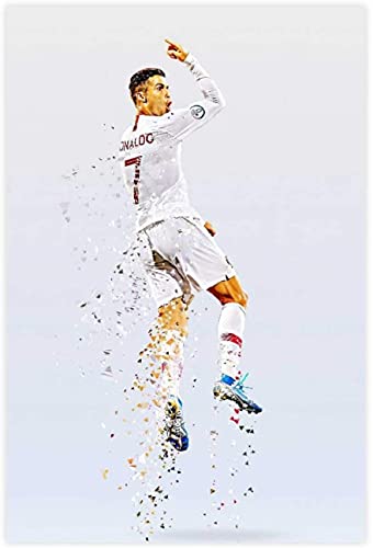 5d Diamond Painting Diamant Bilder FüR Erwachsene Und Kinder Fußball Fußballspieler Cristiano Ronaldo HD Sports 22 DIY Kreuzstich Arts Craft Kristall Strass Stickerei 7.8"x11.8"(20x30cm) Kein Rahmen von Iooie