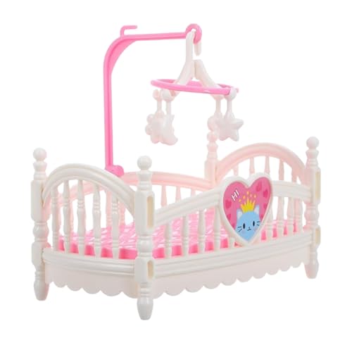Doll House Bedroom Furniture, Cartoon Simulation Doll Furniture Set, Miniatur Play Ornaments for Kids Room Decor, Family Role Play, Nursery Decoration, Photography Props, 12,5 x 7,3 x 11 cm Pink, Weiß Doll House Bedroom Furniture, Cartoon Simulation Doll Furniture Set, Miniatur Play Ornaments for Kids Room Decor, Family Role Play, Nursery Decoration, Photography Props, 12,5 x 7,3 x 11 cm Pink, Weiß von Iouyjiu