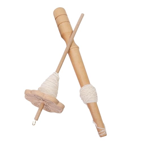 Drop Spindle Tool, Top Whorl Yarn Spinner, Holz Hand Spinnings Wheel for Fiber Art, Dauerhaftes Craft Tool für Weaving Projekte, Knitting, Häkeln, Anfänger und Experten, 11,8 Zoll Beech Drop Spindle Tool, Top Whorl Yarn Spinner, Holz Hand Spinnings Wheel for Fiber Art, Dauerhaftes Craft Tool für Weaving Projekte, Knitting, Häkeln, Anfänger und Experten, 11,8 Zoll Beech von Iouyjiu