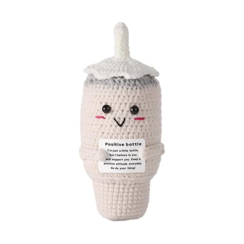 Häkelnadel für Wasserflasche, gestrickte Puppe, Inspirationale Wasserflaschen-Doll, Positive Häkelnadel, Bottle Puppe, Schreibtisch-Dekoration, Bottle Stuffers for Family Häkelnadel für Wasserflasche, gestrickte Puppe, Inspirationale Wasserflaschen-Doll, Positive Häkelnadel, Bottle Puppe, Schreibtisch-Dekoration, Bottle Stuffers for Family von Iouyjiu