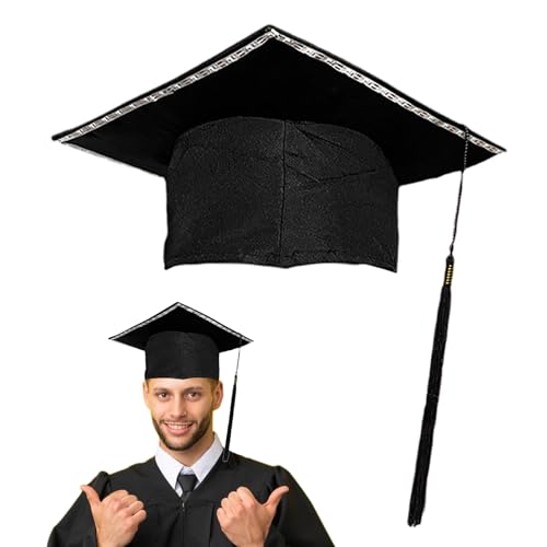 Iouyjiu Bachelorhut für Abschlusszeremonie | Beleuchteter Abschlusshut mit LED, Zubehör für Universitäten mit LED-Leuchten und Kordeln für Zeremonie, Schule Iouyjiu Bachelorhut für Abschlusszeremonie | Beleuchteter Abschlusshut mit LED, Zubehör für Universitäten mit LED-Leuchten und Kordeln für Zeremonie, Schule von Iouyjiu