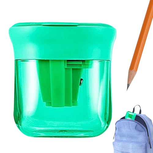 Iouyjiu Bleistiftspitzer – wasserdichter Bleistiftspitzer mit Deckel für Schulen, kompaktes Schulmaterial für Mädchen, Teenager Iouyjiu Bleistiftspitzer – wasserdichter Bleistiftspitzer mit Deckel für Schulen, kompaktes Schulmaterial für Mädchen, Teenager von Iouyjiu