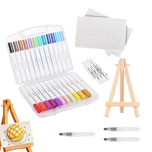 Iouyjiu Foam Texture Painting Kit, Kids 3D Drawing Paper Craft Set, Creative Foam Art Supplies with Brushes and Colors, Activity Kit for Girls Boys Toddler Children Art Projects, 215g Wood Iouyjiu Foam Texture Painting Kit, Kids 3D Drawing Paper Craft Set, Creative Foam Art Supplies with Brushes and Colors, Activity Kit for Girls Boys Toddler Children Art Projects, 215g Wood von Iouyjiu