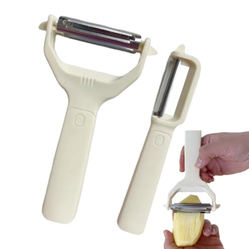 Iouyjiu Küchenschäler | Gemüseschäler Reibe Edelstahl,Haushaltshelfer Zubereitungsgadget rutschfeste Handhabung für Wohnheim Haus Picknick Iouyjiu Küchenschäler | Gemüseschäler Reibe Edelstahl,Haushaltshelfer Zubereitungsgadget rutschfeste Handhabung für Wohnheim Haus Picknick von Iouyjiu