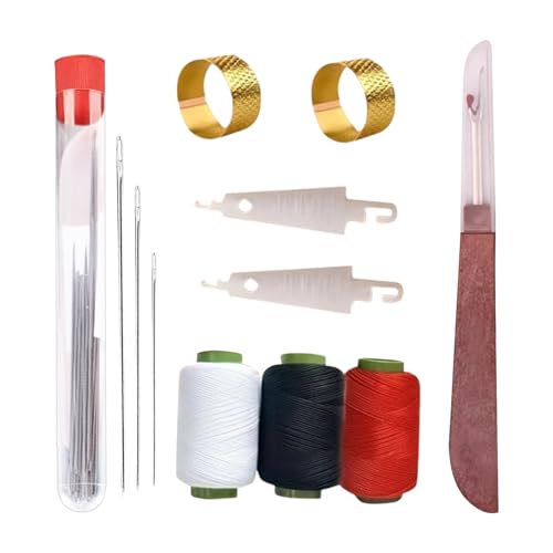 Iouyjiu Nähzubehör Set | 37-Teiliges Stick- und Nähset für Erwachsene,Bastelbedarf Quiltzubehör Unterwegs Kleidung Handarbeit Frauen Haus von Iouyjiu