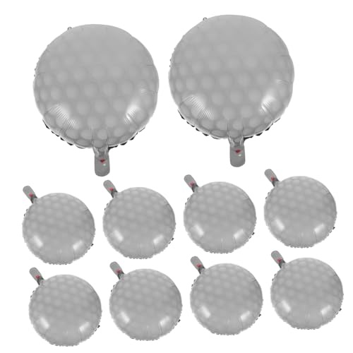 10Stücke Golfball Luftballons aus Aluminiumfolie Golf Motto Dekoration Langlebiges Partyzubehör für Unvergessliche Feiern Drinnen und Draußen 10Stücke Golfball Luftballons aus Aluminiumfolie Golf Motto Dekoration Langlebiges Partyzubehör für Unvergessliche Feiern Drinnen und Draußen von Ipetboom