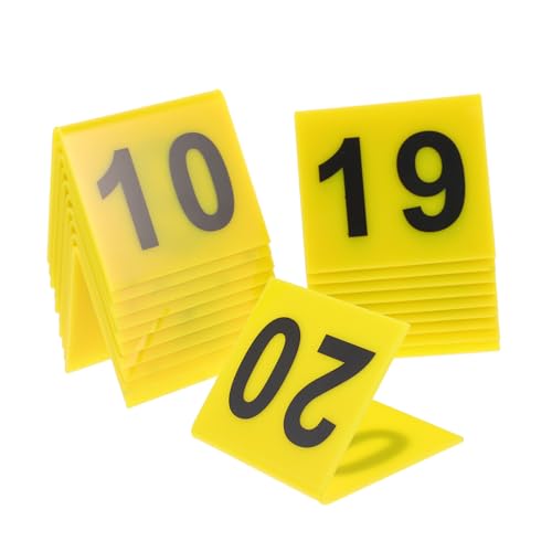 20 Stück Tischnummern aus Förmige Acrylnummern Doppelseitige Marker für Restaurant Events und Spiele mit Schwarzer 20 Stück Tischnummern aus Förmige Acrylnummern Doppelseitige Marker für Restaurant Events und Spiele mit Schwarzer von Ipetboom