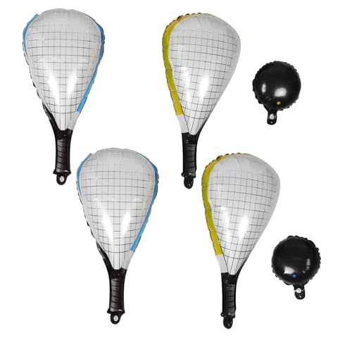 6 Teilige Tennis Party Dekoration Tennisball Große Luftballons Dekoration Für Sport Geburtstagsdekorationen Für Frauen Und Männer von Ipetboom