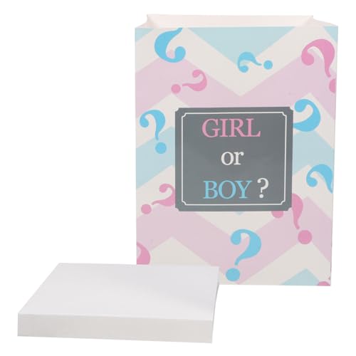 Geschlechtsoffenlegungsbox für Jungen oder Balloon Box für Gender Reveal Party Dekorative aus Papier für Babyparty Dekorationen und Foto Requisiten von Ipetboom