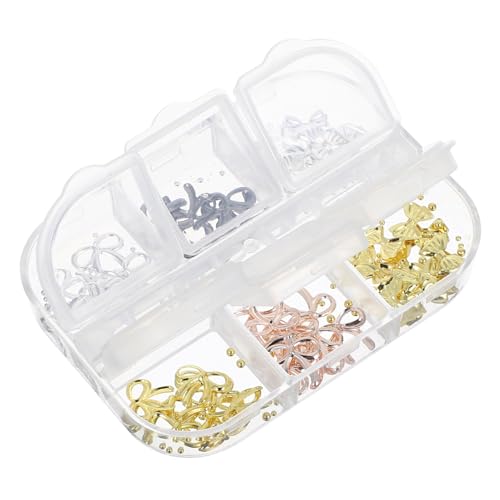 Ipetboom 1 Box Nagel-charms: Schmetterlingsdekorationen Aus Metall Mit Stahlperlen Für Selbstgemachte Acrylnägel, Kunstzubehör Für Frauen, Maniküre-bastelarbeiten Ipetboom 1 Box Nagel-charms: Schmetterlingsdekorationen Aus Metall Mit Stahlperlen Für Selbstgemachte Acrylnägel, Kunstzubehör Für Frauen, Maniküre-bastelarbeiten von Ipetboom