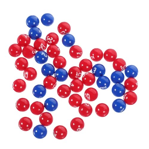 Ipetboom 1 Packung Bunte Lotteriebälle mit Nummern Plastikkugeln für Gewinnspiele Partys und Brettspiele für Unterhaltsame Aktivitäten und Verlosungen von Ipetboom