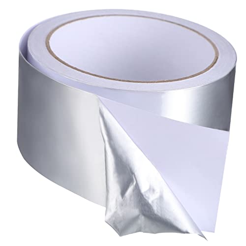Ipetboom 1 Rolle Aluminiumfolie Klebeband Selbstklebendes Isolierband für Reparaturen Abdichtungen und Schutz von Rohren Wasserfest und Hitzebeständig von Ipetboom