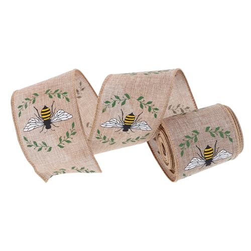 Ipetboom 1 Rolle Bienen Gurtband Basteln Feier Band Dekoratives Geschenkband Blumenstrauß Verpackungsbänder Geschenkband Für Frühlingskränze Party Bänder Polyester Ipetboom 1 Rolle Bienen Gurtband Basteln Feier Band Dekoratives Geschenkband Blumenstrauß Verpackungsbänder Geschenkband Für Frühlingskränze Party Bänder Polyester von Ipetboom