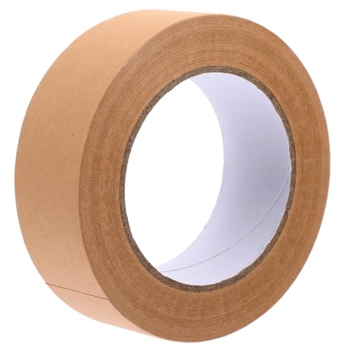 Ipetboom 1 Rolle Kraftpapier Verpackungsband Reißfest mit Hoher Klebkraft für Umzug und Kartonverpackungen Einfach zu Verwenden Beschriftbar Ipetboom 1 Rolle Kraftpapier Verpackungsband Reißfest mit Hoher Klebkraft für Umzug und Kartonverpackungen Einfach zu Verwenden Beschriftbar von Ipetboom