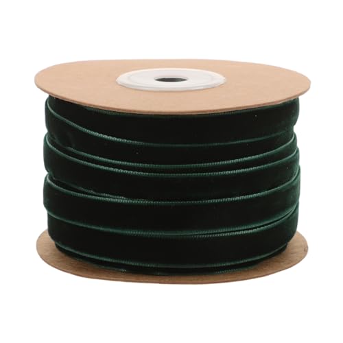 Ipetboom 1 Rolle Samtband Dekoband Geschenkband Kräuselband Geschenkband Weihnachtsdekoband Satinsamtband Spulenbänder Bandbündel Hochzeit Dünn Dunkelgrün Ipetboom 1 Rolle Samtband Dekoband Geschenkband Kräuselband Geschenkband Weihnachtsdekoband Satinsamtband Spulenbänder Bandbündel Hochzeit Dünn Dunkelgrün von Ipetboom