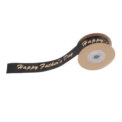 Ipetboom 1 Rolle Vaterstag Geschenkband Yards Schwarzes Polyesterband mit Goldener Prägung für Kuchenverpackung und Party Dekoration Hochwertiges Langlebiges Dekorationsband für Besondere Ipetboom 1 Rolle Vaterstag Geschenkband Yards Schwarzes Polyesterband mit Goldener Prägung für Kuchenverpackung und Party Dekoration Hochwertiges Langlebiges Dekorationsband für Besondere von Ipetboom