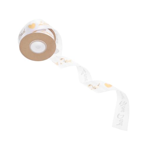 Ipetboom 1 Rolle Vatertagsband Vatertagsherzmuster Partygeschenk Zum Vatertag Geschenkbänder Vatertag Des Bandes Verpacken Vatermusterbänder Vatertag Diy - Türband Weiß Polyester Ipetboom 1 Rolle Vatertagsband Vatertagsherzmuster Partygeschenk Zum Vatertag Geschenkbänder Vatertag Des Bandes Verpacken Vatermusterbänder Vatertag Diy - Türband Weiß Polyester von Ipetboom