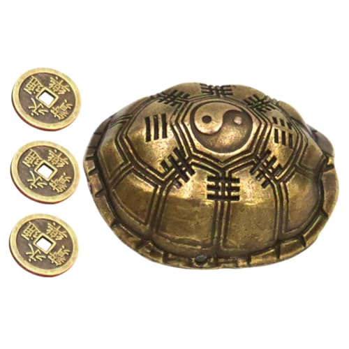Ipetboom 1 Satz Chinesischen Wahrsagemünzen und Schildkrötenfigur Glücksbringer für Home Dekoration und Interaktive Spiele aus Vintage Chinesisches Design für Freunde und Familie Ipetboom 1 Satz Chinesischen Wahrsagemünzen und Schildkrötenfigur Glücksbringer für Home Dekoration und Interaktive Spiele aus Vintage Chinesisches Design für Freunde und Familie von Ipetboom