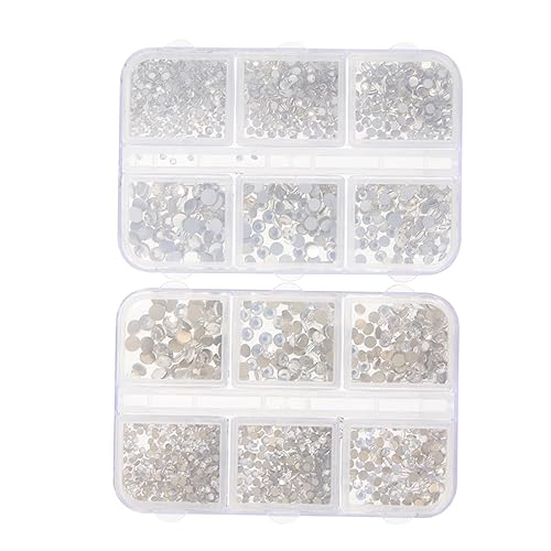 Ipetboom 1 Satz Diy Charms Mit Strasssteinen Boxen Glänzende Wasserdiamanten Für Nagelkunst Und Bastelprojekte Für Diy Anwendungen Und Schmuckgestaltung 2boxen von Ipetboom