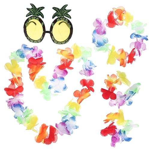 Ipetboom 1 Satz Garland-Ananas-Gläser Lilie im Freien Dekorationen hoch Erwachsene für Luau-Partyzubehör Luau Partybrille Hawaii-Partyzubehör Obstgläser hawaiianische lustige Brille Plastik von Ipetboom