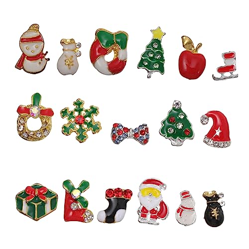 Ipetboom 1 Satz Nagelsticker Zu Weihnachten Nagel Charm Niete Maniküre-schmuck Weihnachtsnagelkunst Weihnachtsnagelanhänger Weihnachtsaufkleber Aufkleber Für Nägel Strasssteine 20 Stück Ipetboom 1 Satz Nagelsticker Zu Weihnachten Nagel Charm Niete Maniküre-schmuck Weihnachtsnagelkunst Weihnachtsnagelanhänger Weihnachtsaufkleber Aufkleber Für Nägel Strasssteine 20 Stück von Ipetboom
