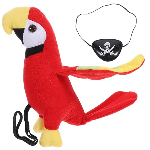 Ipetboom 1 Satz Piratenkostüm Zubehör Papagei für Schulter Augenmaske Accessoire für Halloween Karneval und Kostümpartys Teiliges Ipetboom 1 Satz Piratenkostüm Zubehör Papagei für Schulter Augenmaske Accessoire für Halloween Karneval und Kostümpartys Teiliges von Ipetboom