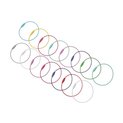 Ipetboom 1 Satz Schlüsselanhänger Aus Drahtseil Ring Edelstahlkabel Kreis Sprühlack Schlüsselhalter Multifunktionale Drahtschlaufen Schlüsselanhängerschlaufenhalter 15 Stück Ipetboom 1 Satz Schlüsselanhänger Aus Drahtseil Ring Edelstahlkabel Kreis Sprühlack Schlüsselhalter Multifunktionale Drahtschlaufen Schlüsselanhängerschlaufenhalter 15 Stück von Ipetboom