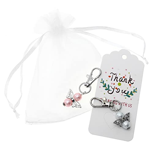Ipetboom 1 Satz Schlüsselanhänger mit Dankeskarten Schlüsselring mit Charme für Hochzeiten Taufen Geburtstagsfeiern Gastgeschenk Ipetboom 1 Satz Schlüsselanhänger mit Dankeskarten Schlüsselring mit Charme für Hochzeiten Taufen Geburtstagsfeiern Gastgeschenk von Ipetboom