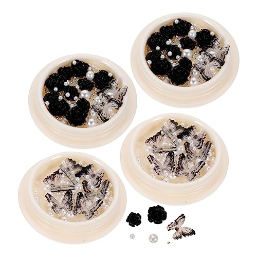 Ipetboom 1 Satz Schwarze Kamelien Nagelcharms Boxen Mit Strasssteinen Und Perlen Für Nail Art Dekorationen Für Diy Nagelschmuck Und Einzigartige Looks 4boxen Ipetboom 1 Satz Schwarze Kamelien Nagelcharms Boxen Mit Strasssteinen Und Perlen Für Nail Art Dekorationen Für Diy Nagelschmuck Und Einzigartige Looks 4boxen von Ipetboom