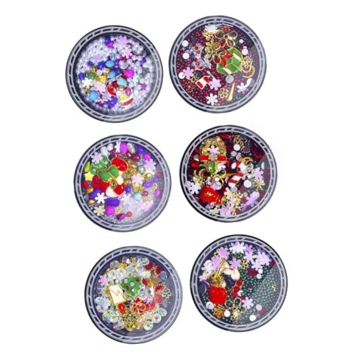 Ipetboom 1 Satz Weihnachten Nail Art Dekoration Weihnachten Nail Art Aufkleber Metall Nagel Aufkleber Schneeflocke Nagel Aufkleber 6Boxen Ipetboom 1 Satz Weihnachten Nail Art Dekoration Weihnachten Nail Art Aufkleber Metall Nagel Aufkleber Schneeflocke Nagel Aufkleber 6Boxen von Ipetboom