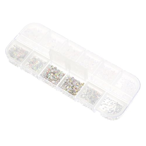 Ipetboom 1 Schachtel Fächer Nail Art Dekorationsbox mit Flachen Diamonds Langlebige Maniküre Strasssteine für DIY Nagelschmuck Sicher und Einfach Anzuwenden für Kreative Nagelkunst Ipetboom 1 Schachtel Fächer Nail Art Dekorationsbox mit Flachen Diamonds Langlebige Maniküre Strasssteine für DIY Nagelschmuck Sicher und Einfach Anzuwenden für Kreative Nagelkunst von Ipetboom
