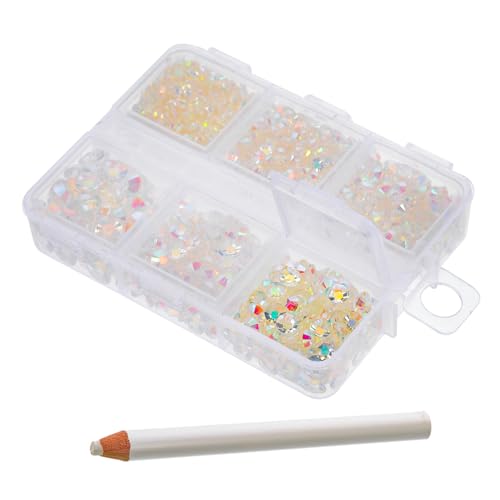 Ipetboom 1 Schachtel Rhinestone Nagelkunst mit Flachen Strasssteinen Aufbewahrungsbox Diy Maniküre Dekoration für Nageldesigns für Natürliche und Künstliche Nägel Ipetboom 1 Schachtel Rhinestone Nagelkunst mit Flachen Strasssteinen Aufbewahrungsbox Diy Maniküre Dekoration für Nageldesigns für Natürliche und Künstliche Nägel von Ipetboom