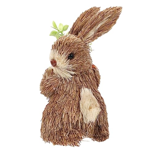 Ipetboom 1 Stück Handgefertigtes Kaninchen Ornament aus Naturstroh für Ihre Wohnkultur und Festliche Anlässe von Ipetboom