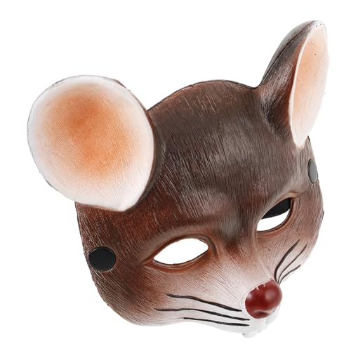 Ipetboom 1 Stück Mausmaske für Erwachsene und Kreative Karnevalsmaske für Halloween Fasching und Kostümpartys Braun Leicht und Atmungsaktiv für Männer und Frauen Ipetboom 1 Stück Mausmaske für Erwachsene und Kreative Karnevalsmaske für Halloween Fasching und Kostümpartys Braun Leicht und Atmungsaktiv für Männer und Frauen von Ipetboom