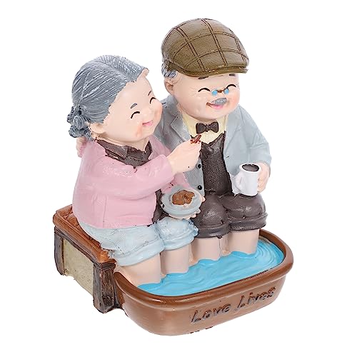 Ipetboom 1 Stück Oma Opa Kuchen Topper Kreatives Dekorationsornament für Geburtstagsfeiern Mini Figuren aus Hochwertigem Harz für Ältere Liebevolle Tisch und Kuchendekoration Ipetboom 1 Stück Oma Opa Kuchen Topper Kreatives Dekorationsornament für Geburtstagsfeiern Mini Figuren aus Hochwertigem Harz für Ältere Liebevolle Tisch und Kuchendekoration von Ipetboom