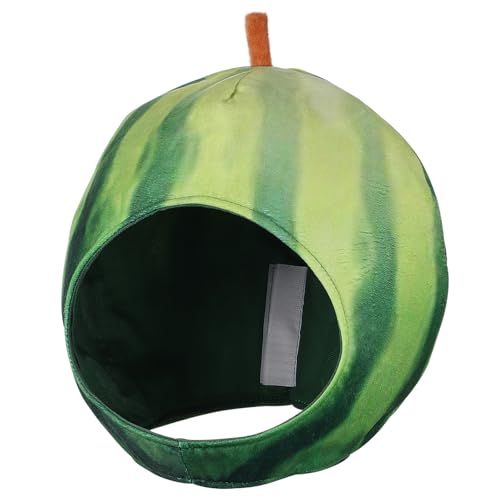 Ipetboom 1 Stück Witziger Wassermelonenhut Partyhut für Karneval Musikfestivals und Kostümpartys Weiches Material Einzigartiges Design für Tanzaufführungen von Ipetboom