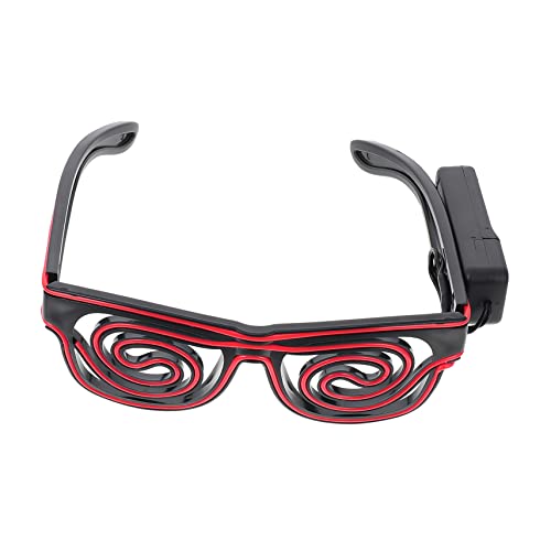 Ipetboom 1 Stück leuchtende Gläser Kühle Brille Szene Partybrille Trendy leuchtende Brille Erwachsene sonnenbrille Gläser für die Party geführte Brillen geführte kreative Brillen Sport Rosa von Ipetboom